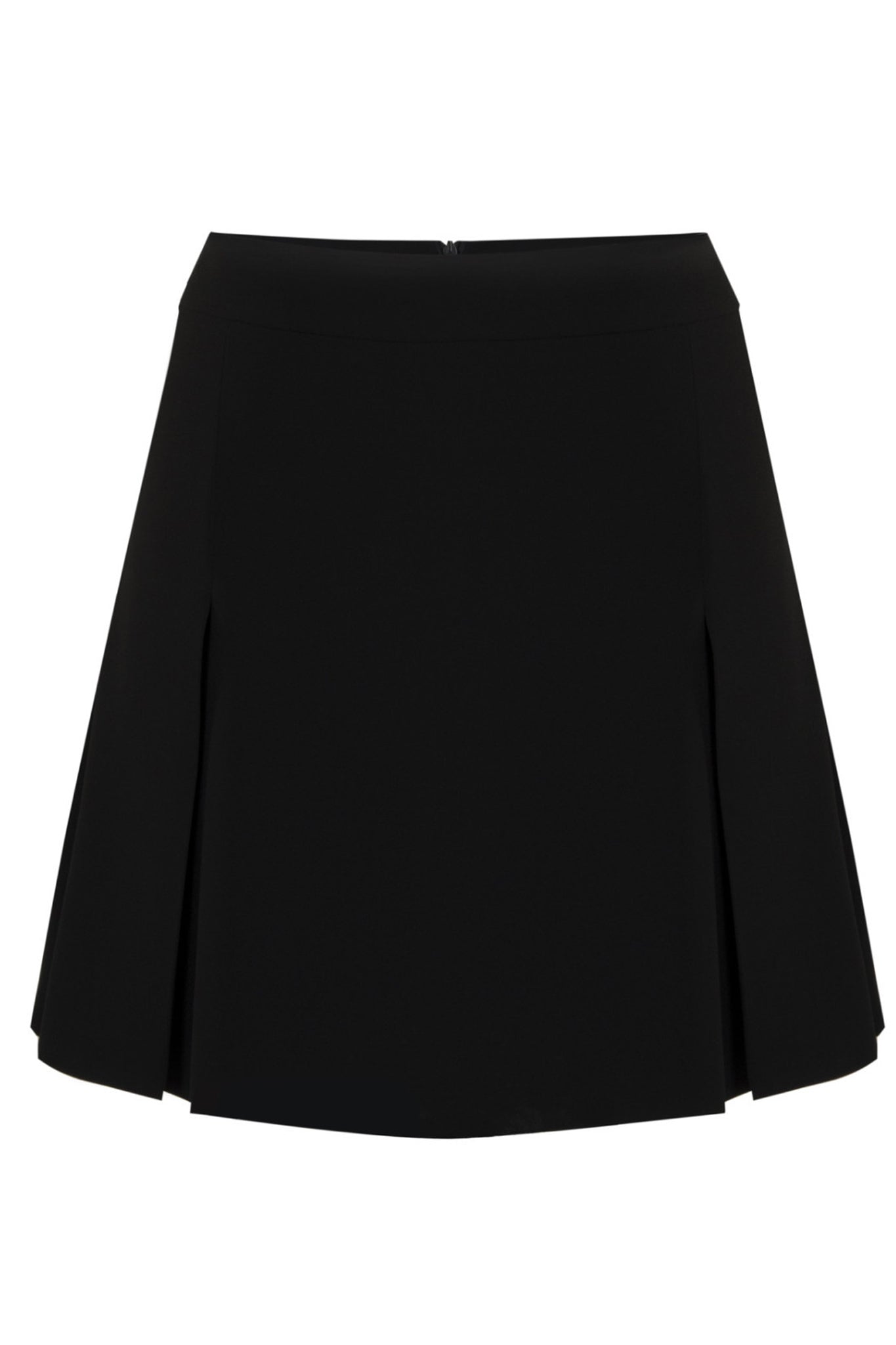 Black crepe skirt