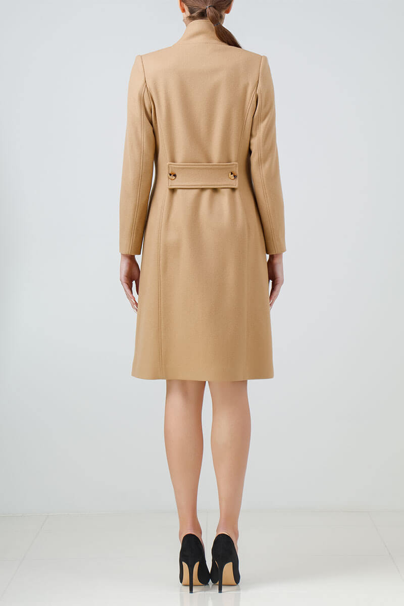 Camel wool coat