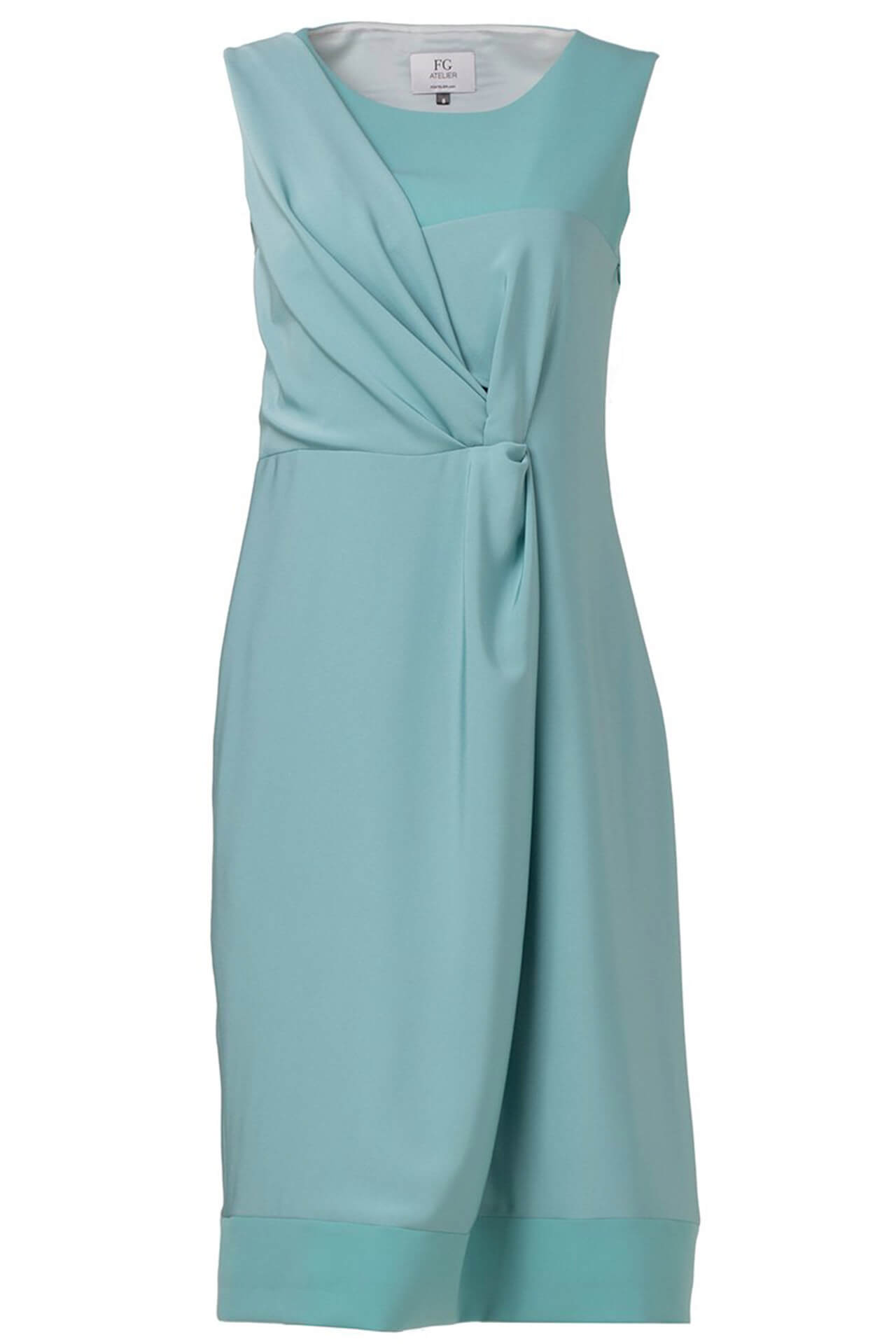 Light blue electric cocktail dress