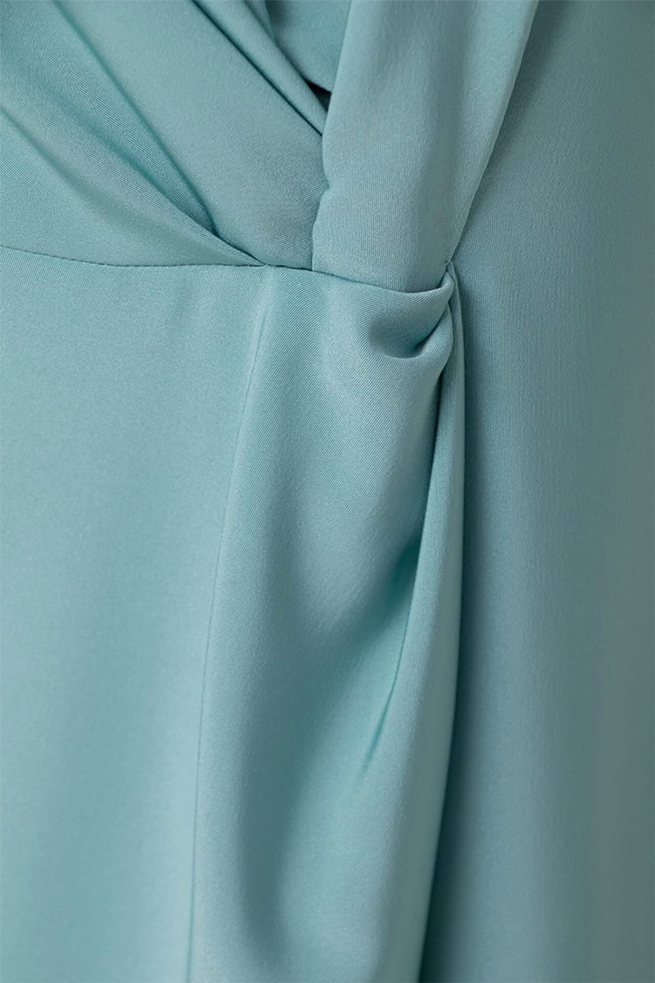 Light blue electric cocktail dress