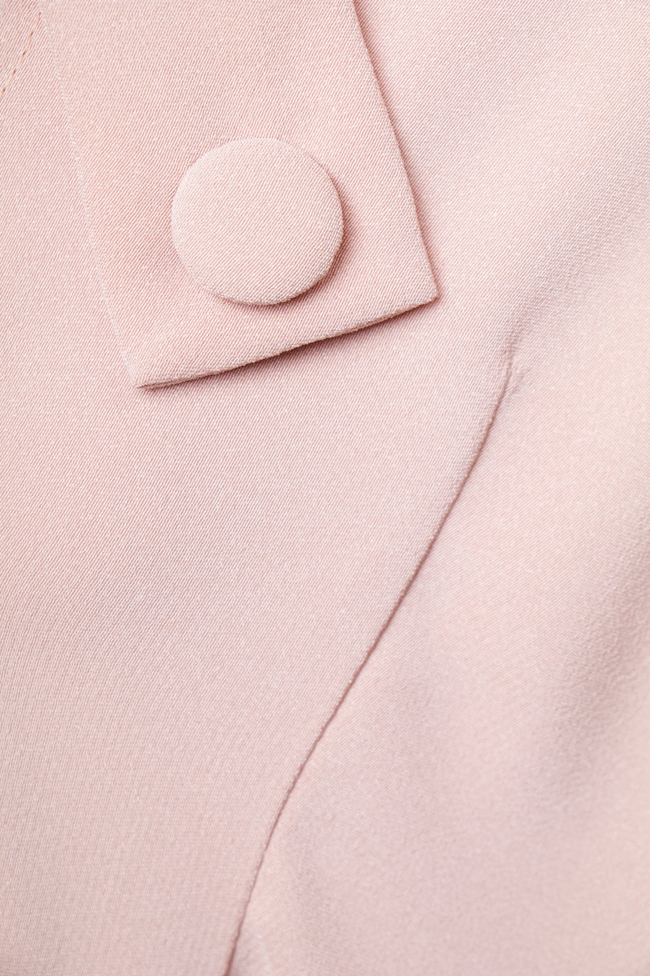 Pink nude crepe dress