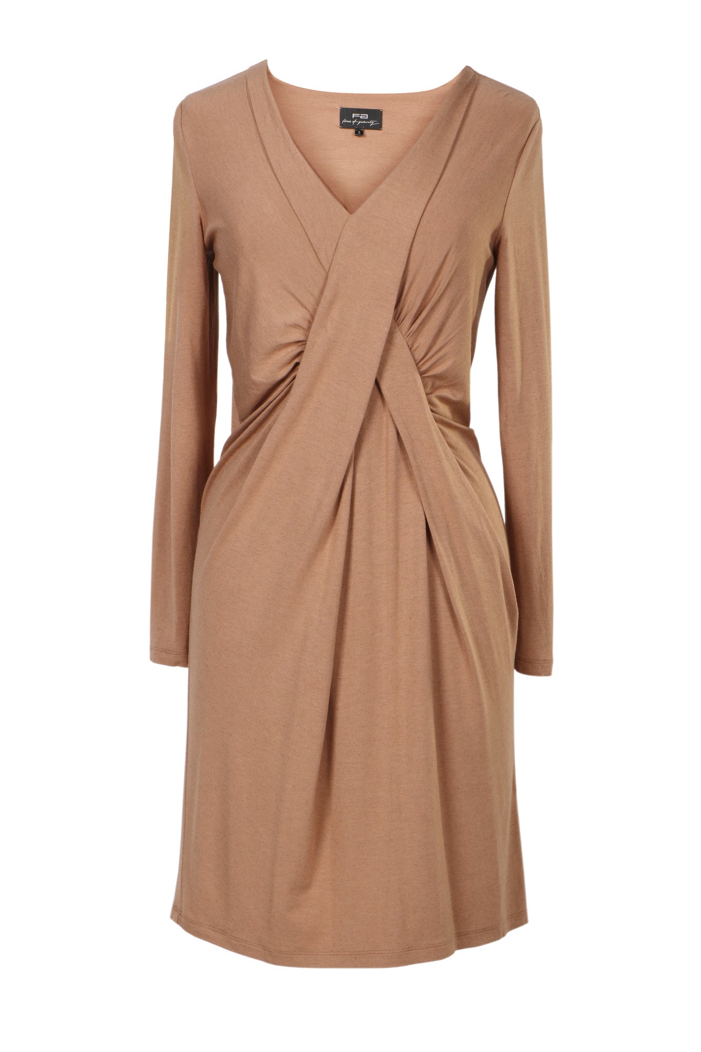 Viscose & cashmere blend dress