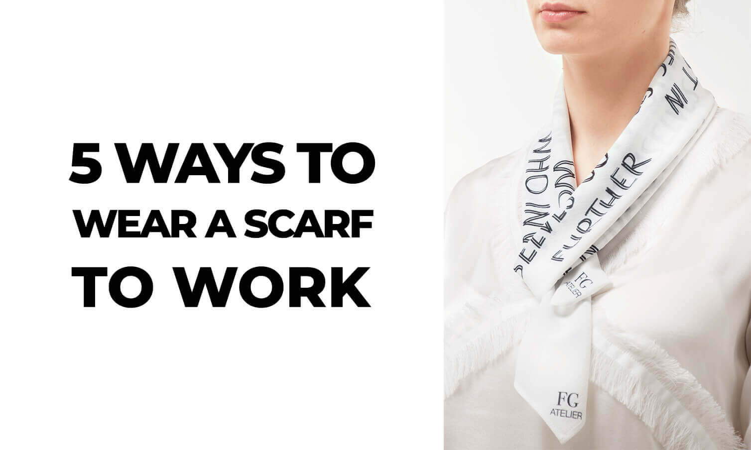 5 ways to wear a scarf to work