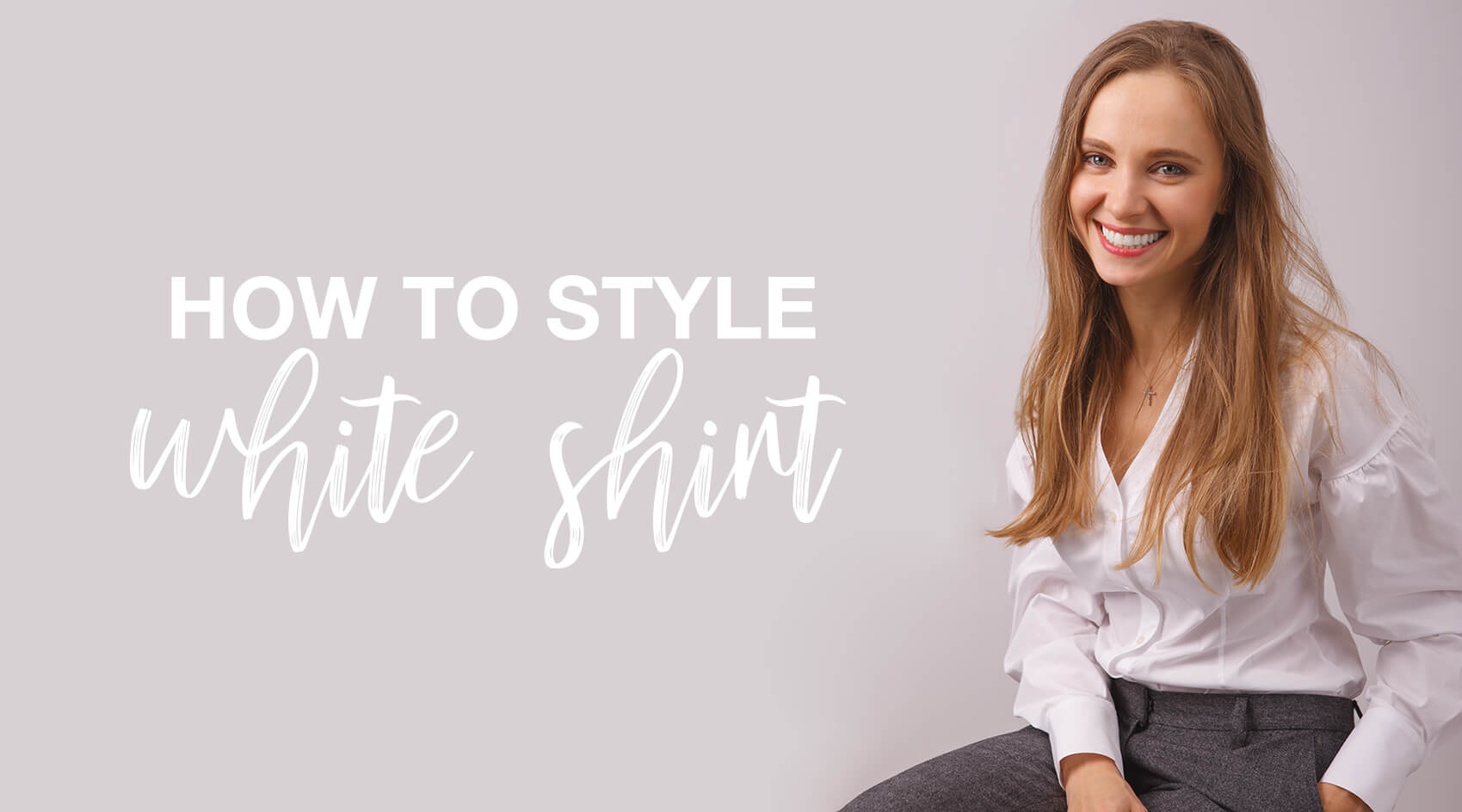 how to style a white shirt