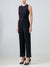 Black Crepe Jumpsuit