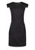 Black pencil dress in stretch cotton