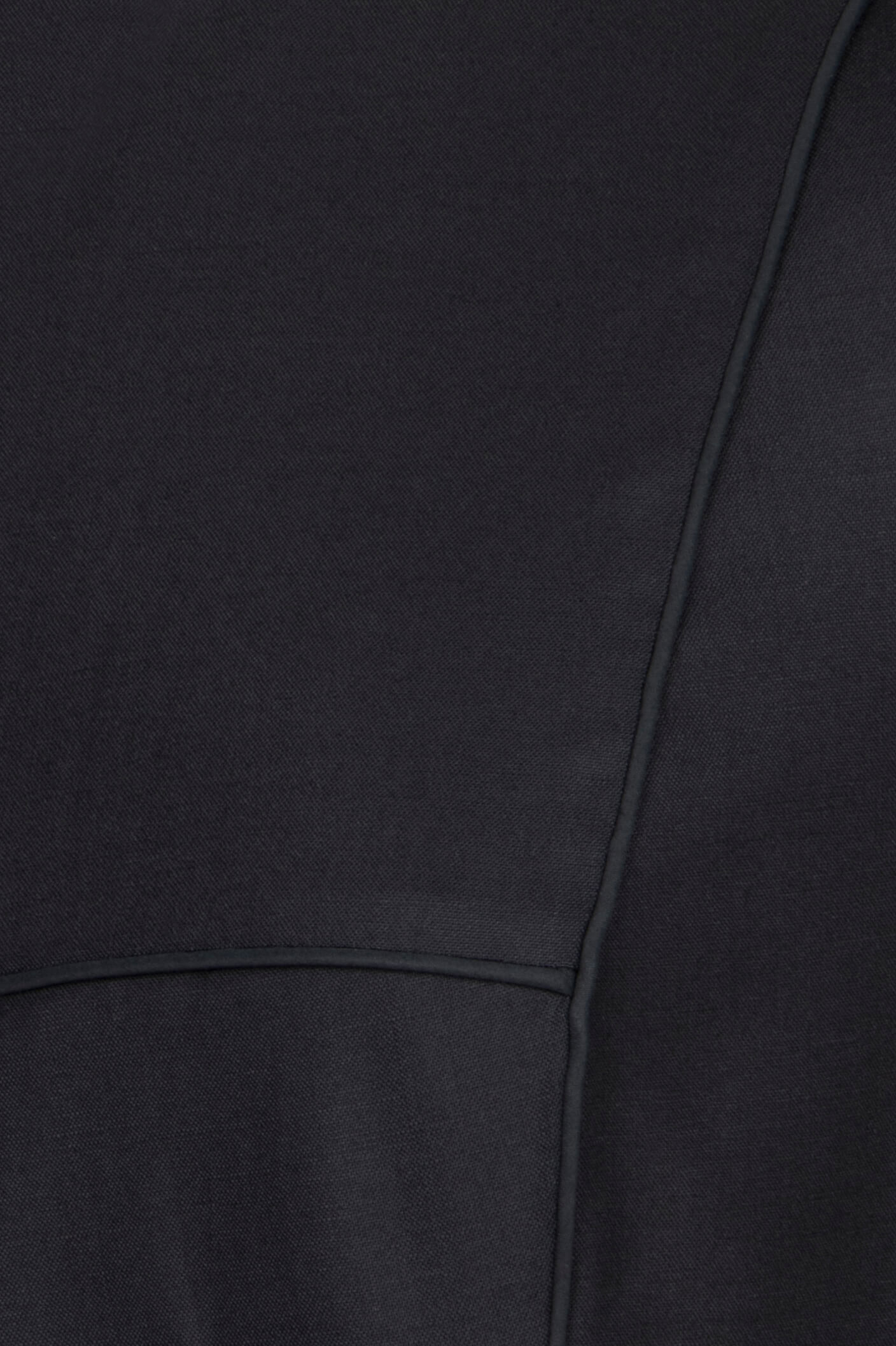 Black stretch-wool dress