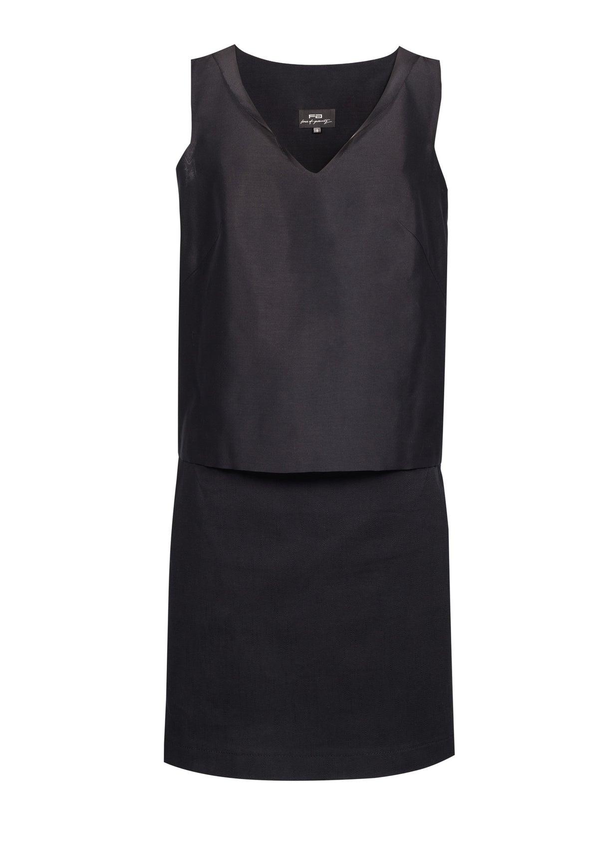 Double cloth silk top 