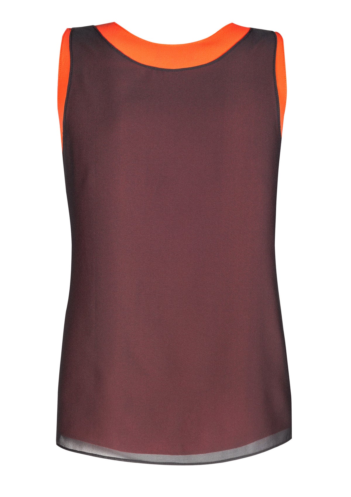 Double layered silk top