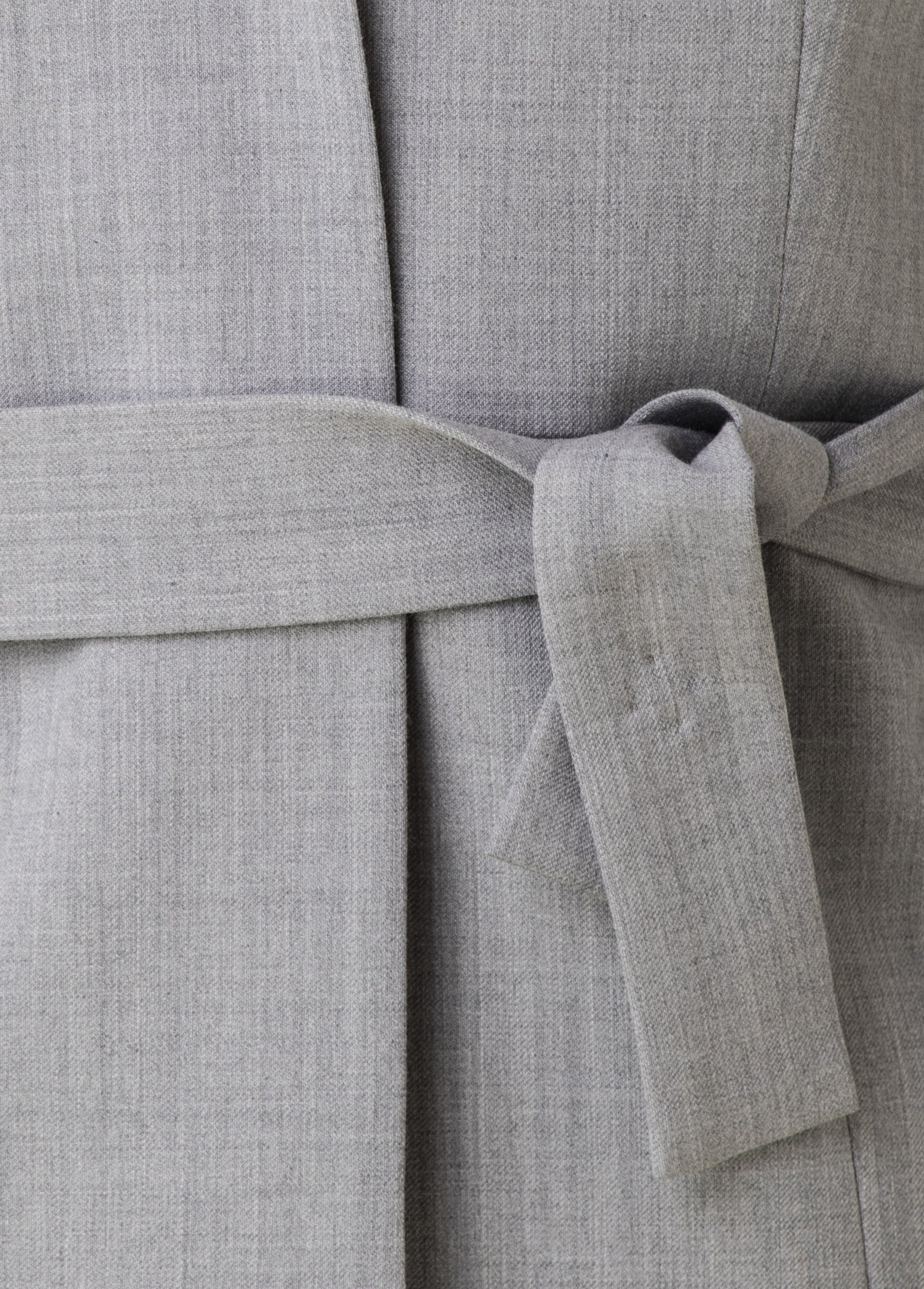 Grey stretch wool suit