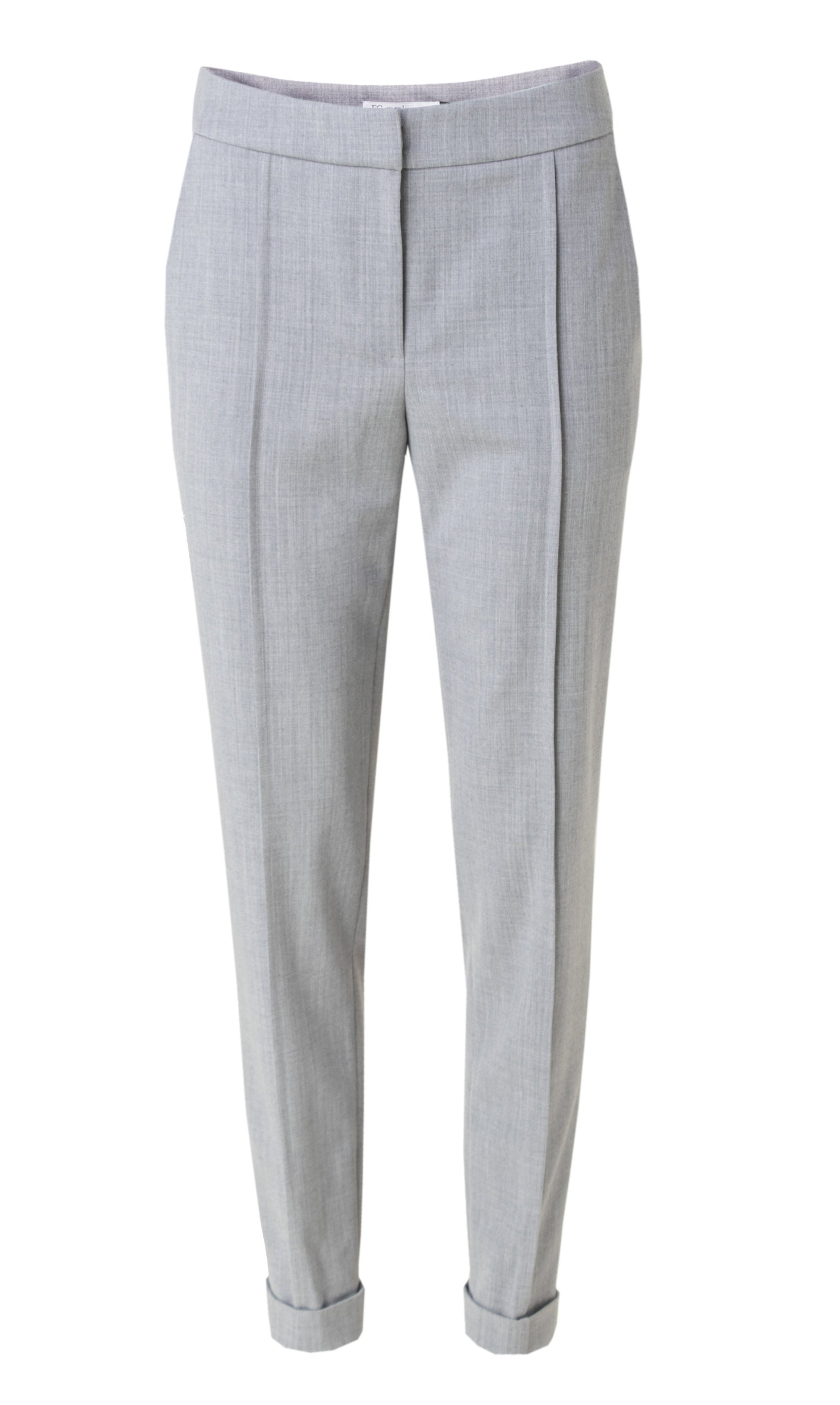 Grey stretch wool suit