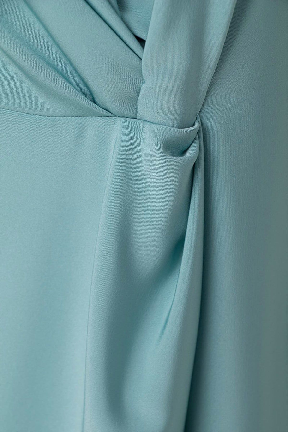 Light blue electric cocktail dress