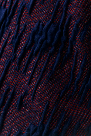 Patterned turtleneck 
