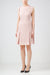 Pink nude crepe dress