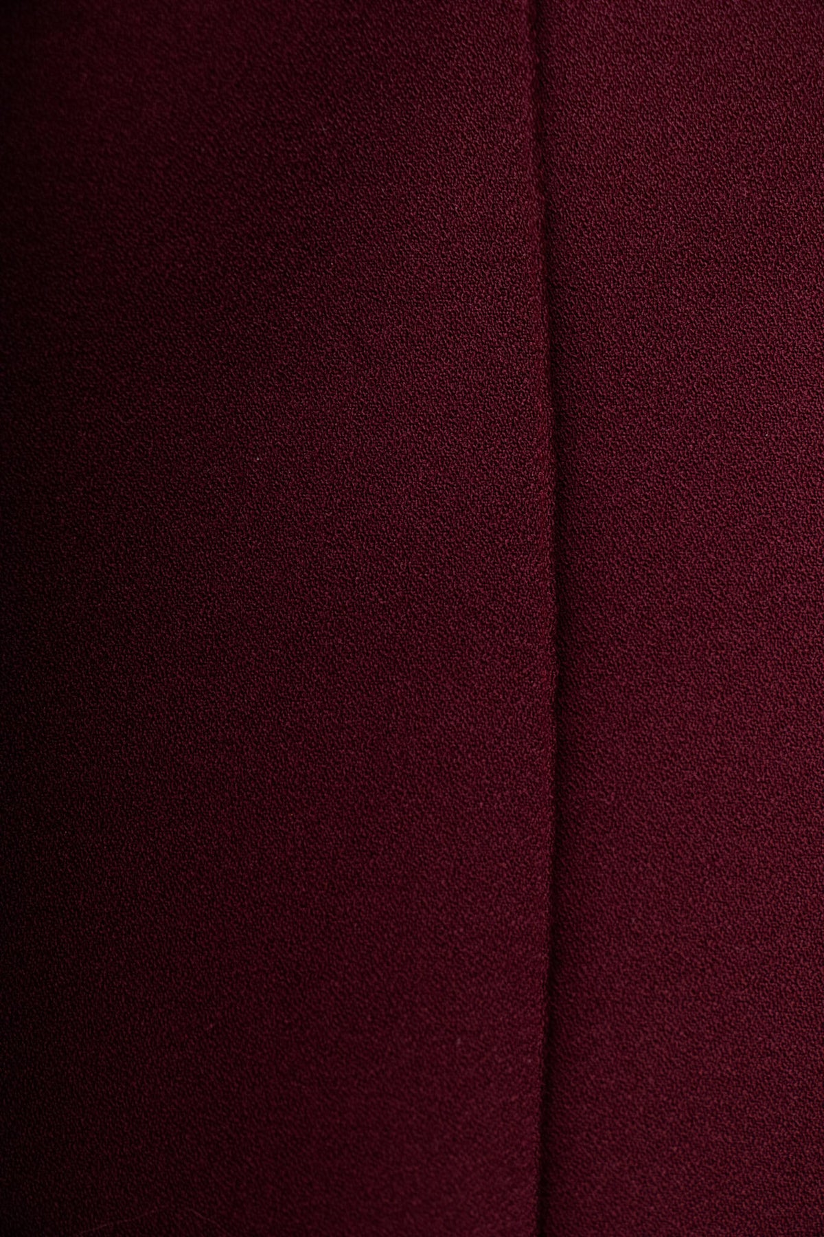 Burgundy Viscose Crepe Pants