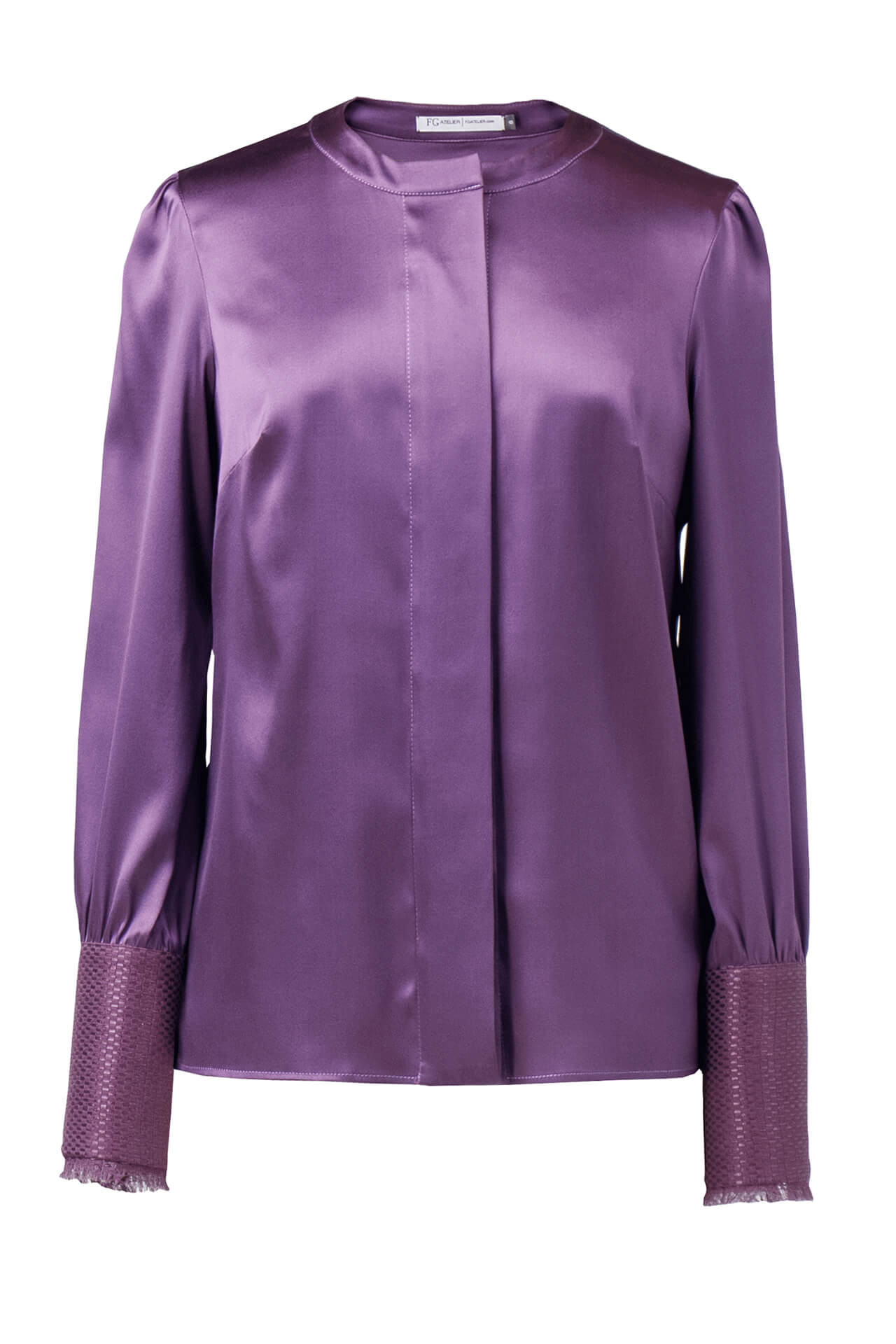 Silk Shirt In Purple