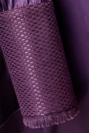 Stretch-silk purple shirts