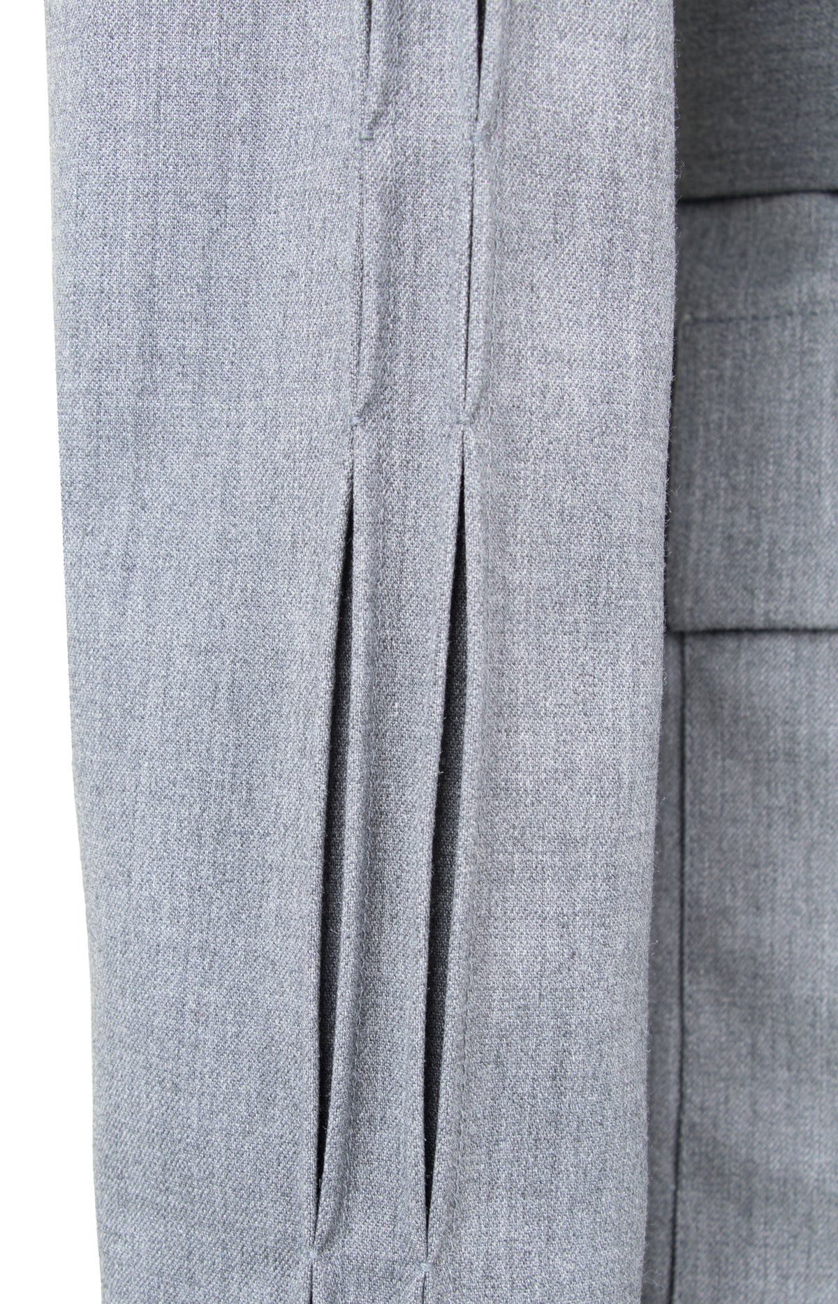 Stretch wool grey military style blazer