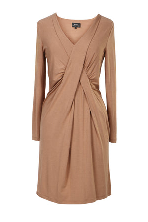 Viscose & cashmere blend dress