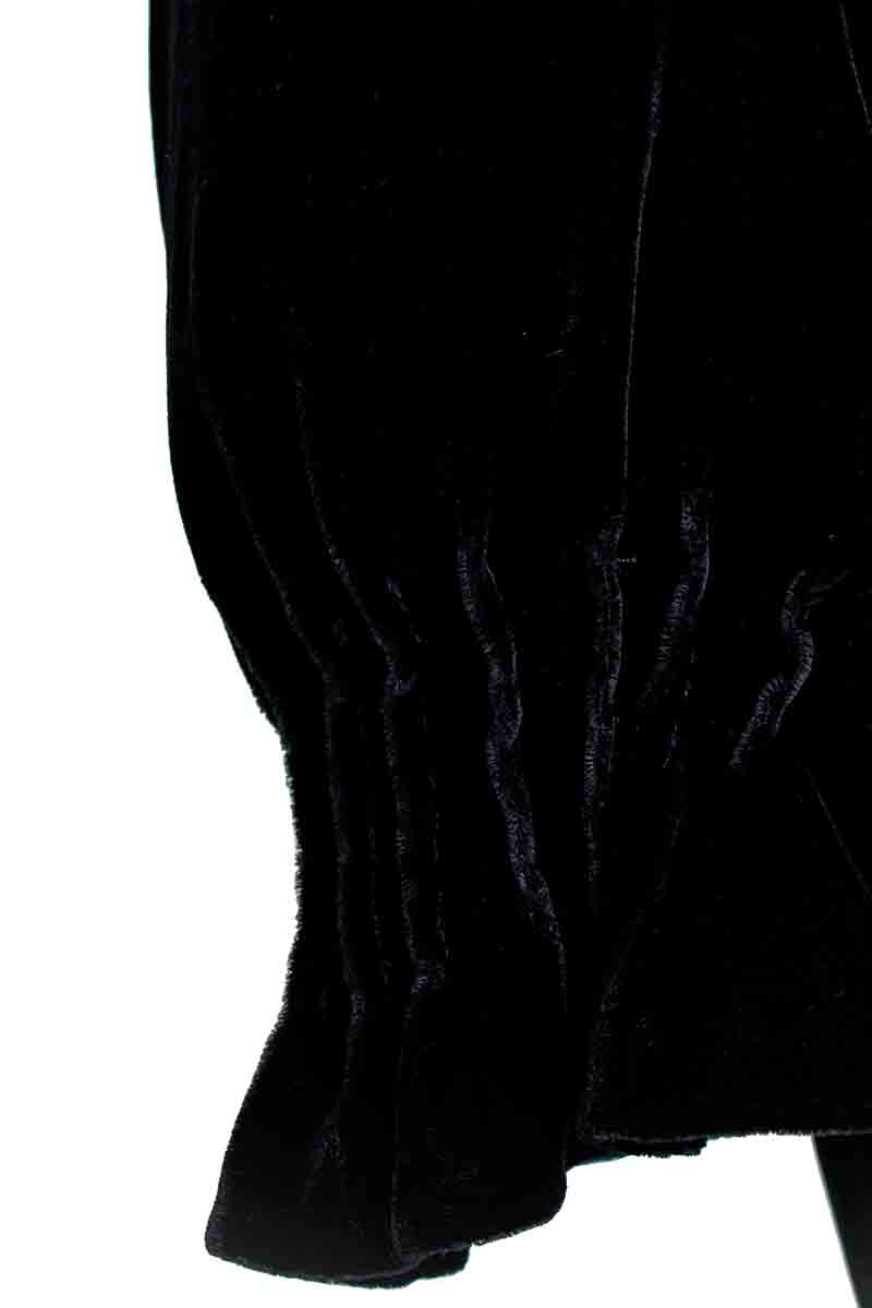 Long Black silk velvet evening dress Long Black silk velvet evening dress