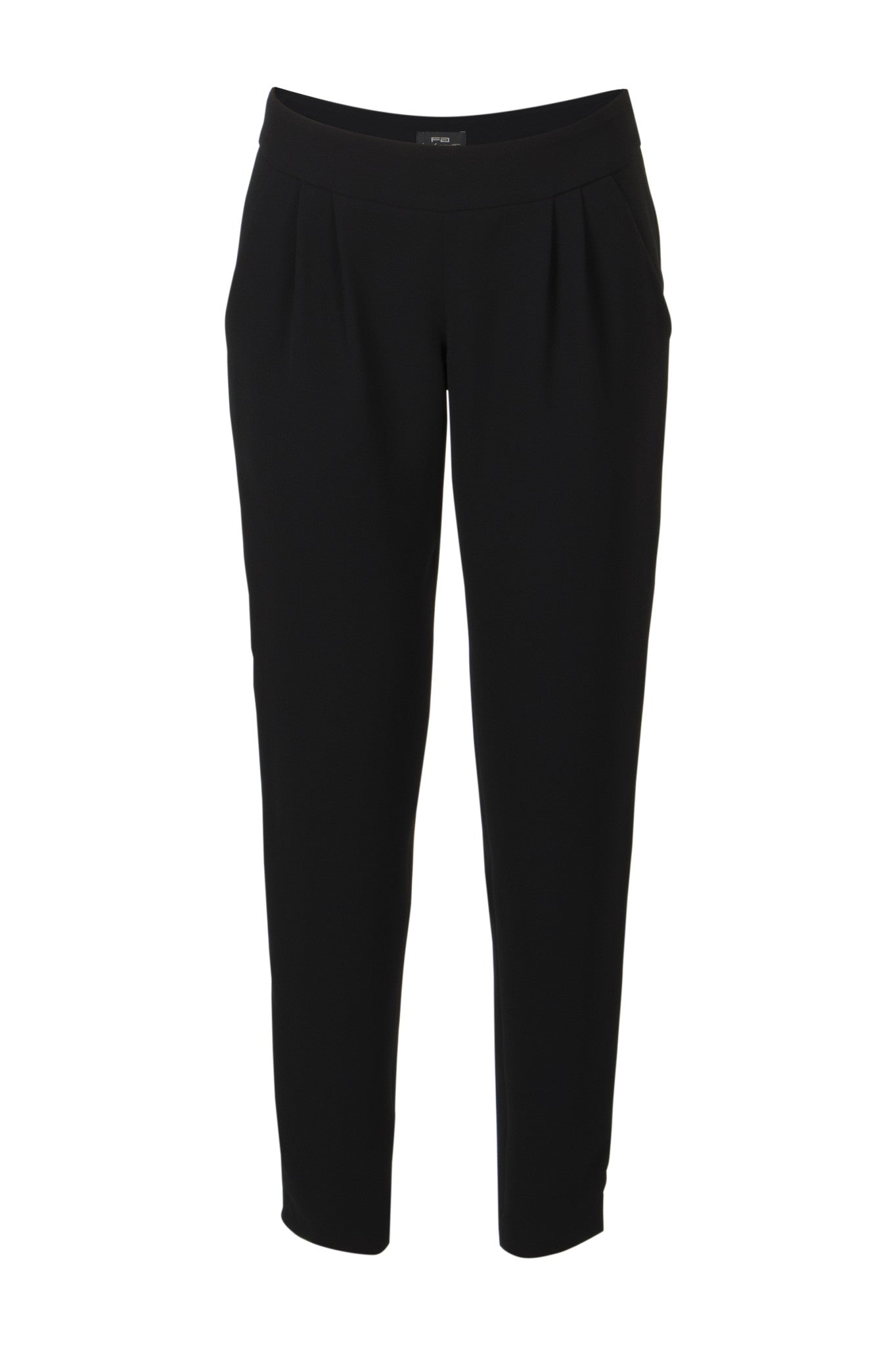 Crepe straight-leg pants 