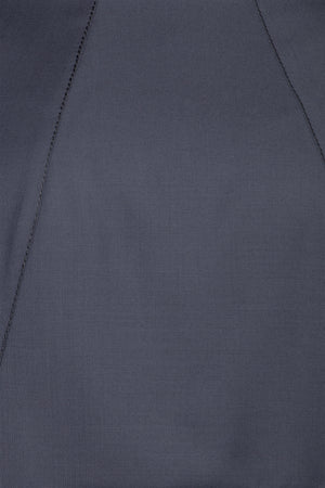 Dark blue wool dress