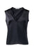 Guipure lace-trimmed stretch silk top