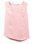 Light pink sleeveless asymmetric blouse