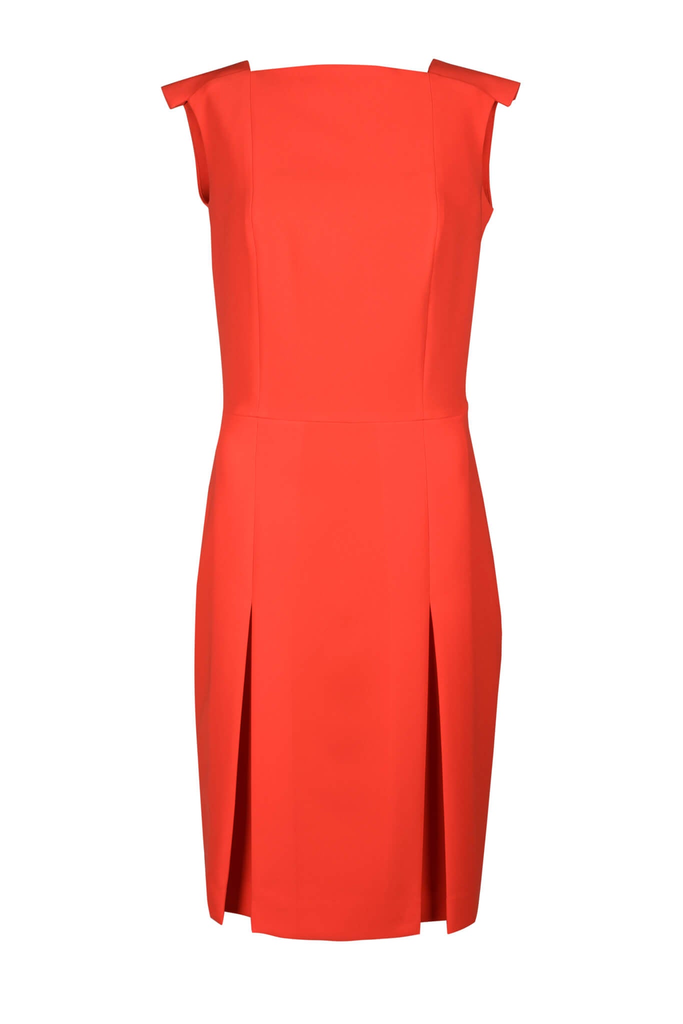 Red coral dress