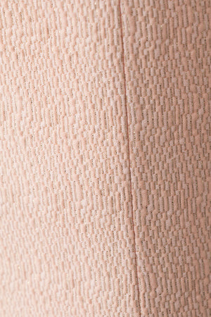 Stretch light pink pencil skirt